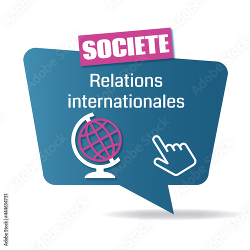Logo relations internationales.