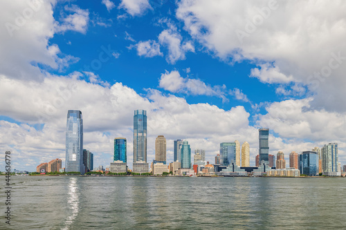 Sunny view of the Jersey City skyline © Kit Leong