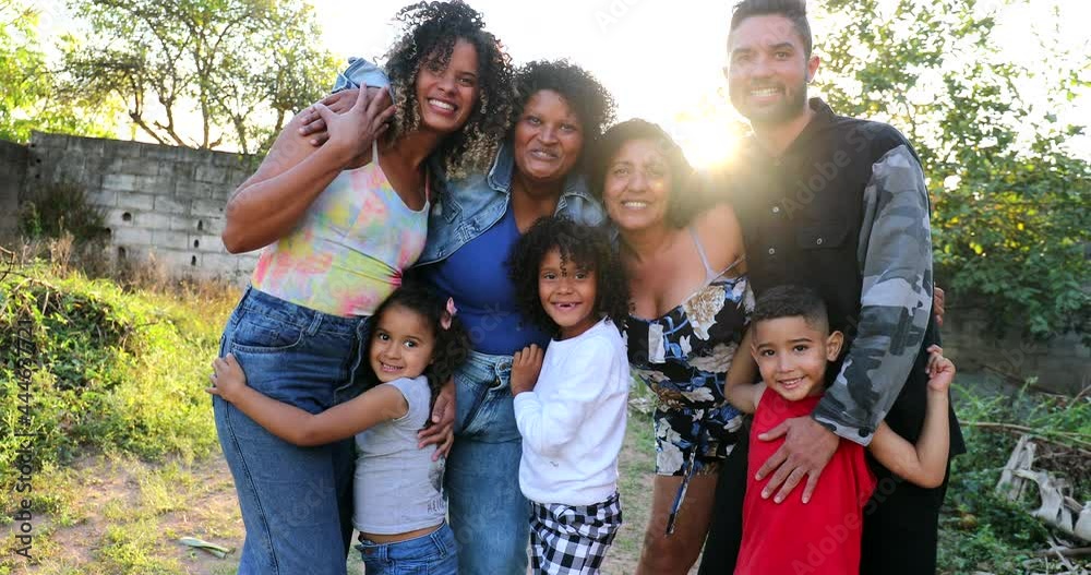 Hispanic family together, Brazilian south american people Hispanic family together, Brazilian south american people