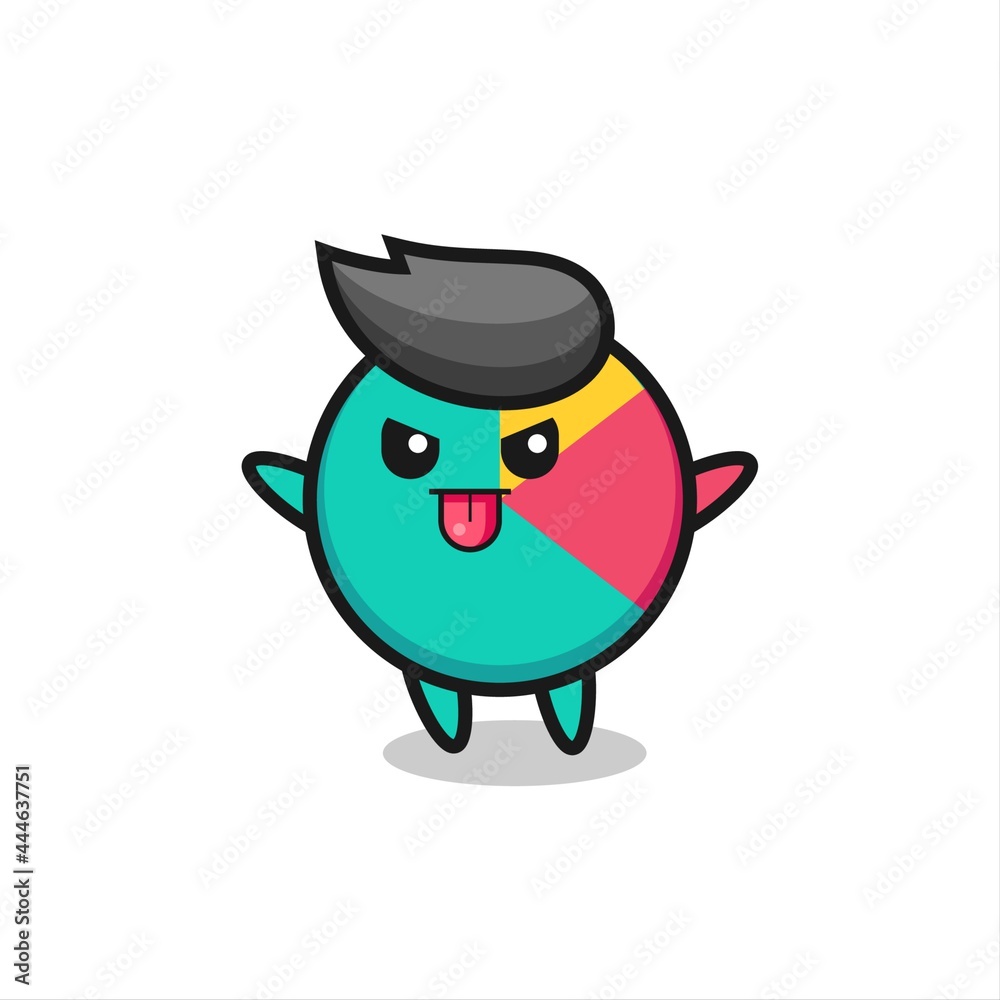 naughty chart character in mocking pose naughty chart character in mocking pose