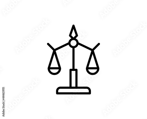 Libra line icon