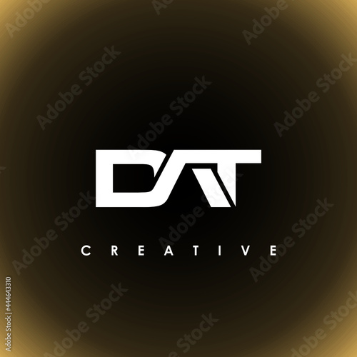 DAT Letter Initial Logo Design Template Vector Illustration