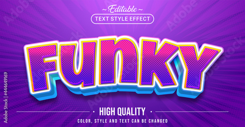 Editable Text Style Effect with Fun Colorful Text Element.