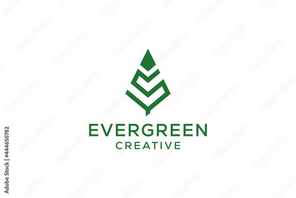Letter S pine evergreen. fir hemlock spruce conifer cedar coniferous cypress larch pinus tree forest vintage retro hipster line art Logo design Letter S pine evergreen. fir hemlock spruce conifer cedar coniferous cypress larch pinus tree forest vintage retro hipster line art Logo design