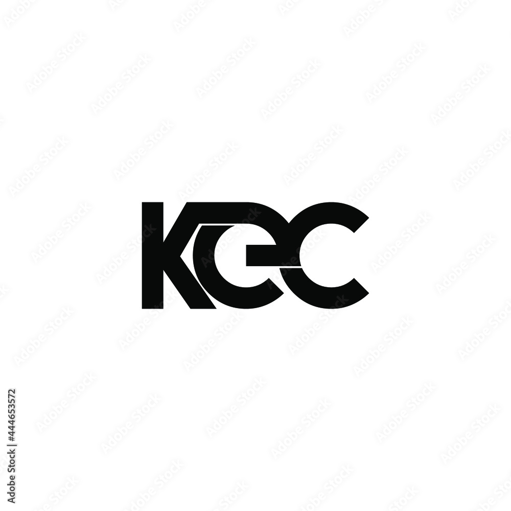 kec initial letter monogram logo design kec initial letter monogram logo design
