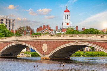 Acrylglasbilder Karlsbrücke Weeks Brücke über den Charles River Boston  © f11photo