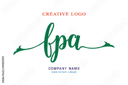 FPA lettering logo is simple, easy to understand and authoritative photo