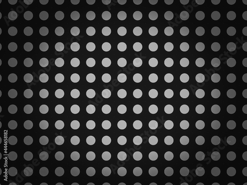 Abstract black background, black circle pattern, illustration image