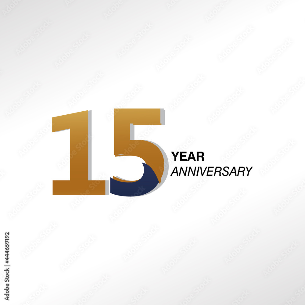 15 Year Anniversary Logo Vector Template Design Illustration 15 Year Anniversary Logo Vector Template Design Illustration