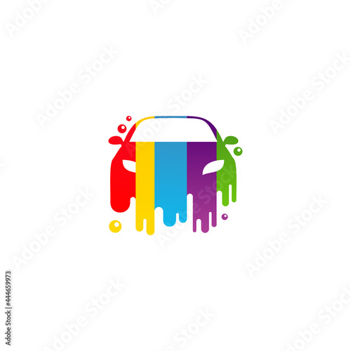 Paint Car logo vector template, Creative Car logo design concepts