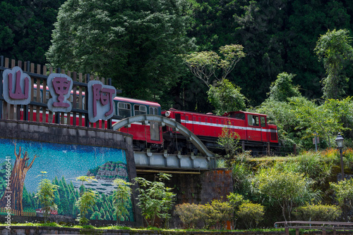 Alishan National Forest railway in Taiwan.