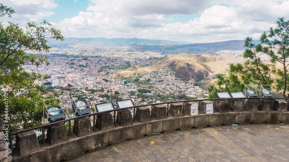 Incredible view in Tegucigalpa Honduras city