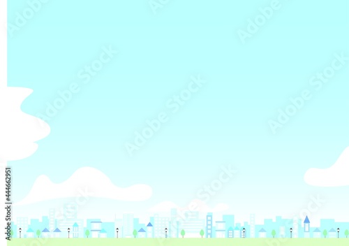 町並みとコピースペース