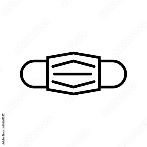 Medical mask. Virus protection illustration