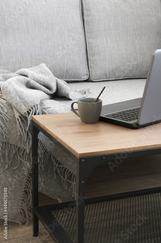 Remote work at home office