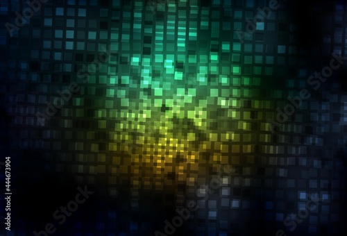 Wallpaper Mural Dark Blue, Green vector background in polygonal style. Torontodigital.ca