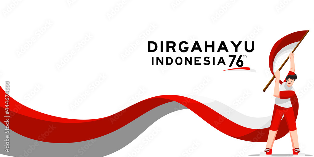 Dirgahayu Kemerdekaan Republik Indonesia means Happy Indonesian Independence Day Celebration. Young people celebration 76 years indonesia freedom with spirit and joy Dirgahayu Kemerdekaan Republik Indonesia means Happy Indonesian Independence Day Celebration. Young people celebration 76 years indonesia freedom with spirit and joy