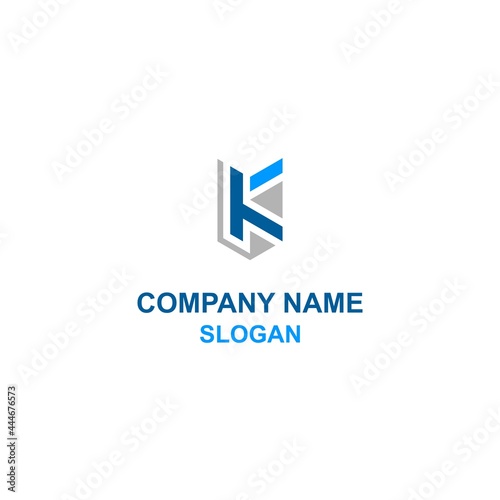 K letter initial logo in unique and bold shape. Free Download K letter initial logo in unique and bold shape. - GFXLoad