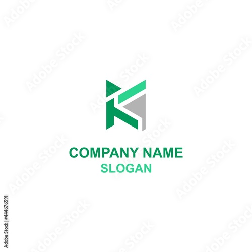 Free Download K letter initial logo in unique and bold shape. - GFXLoad