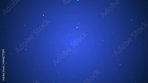 Blue background with particle stars backgroumd photo