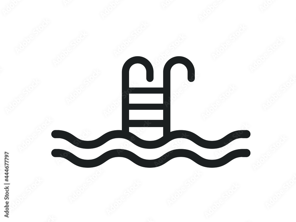 Pool icon. Pool vector illustration. Pool icon. Pool vector illustration.