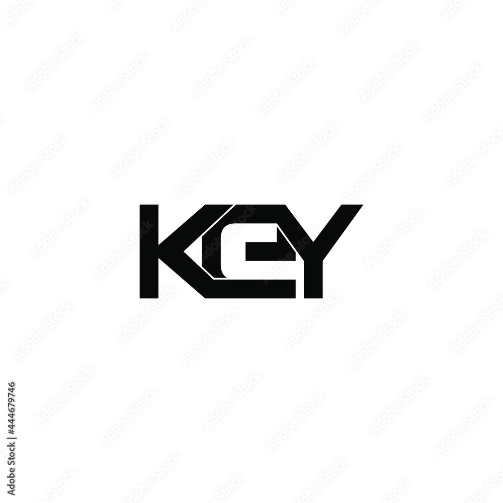 key initial letter monogram logo design key initial letter monogram logo design