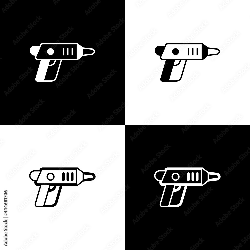 Set Electric cordless screwdriver icon isolated on black and white background. Electric drill machine. Repair tool. Vector Set Electric cordless screwdriver icon isolated on black and white background. Electric drill machine. Repair tool. Vector
