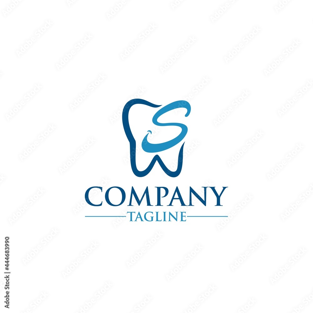 Fototapeta premium logo design letter s
