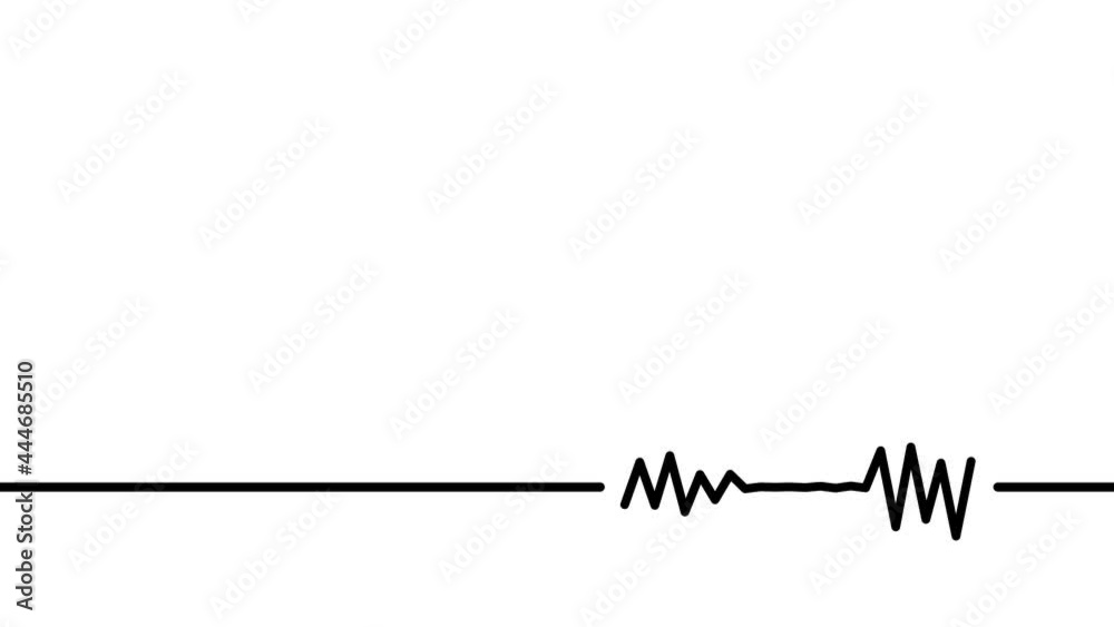 Audio waveform motion graphic animation. Podcast, sining, sound wave visualisation.