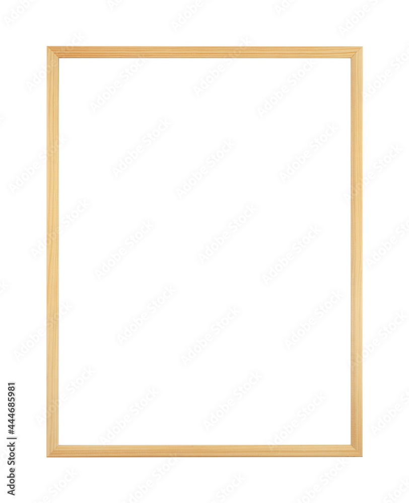 Obraz premium Empty picture wooden frame isolated