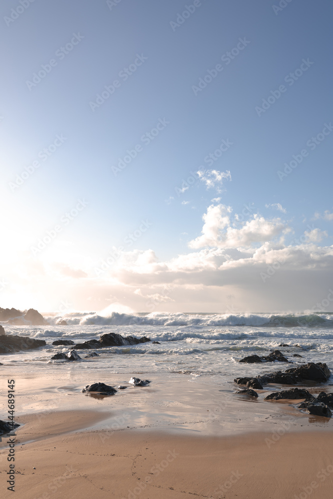Fototapeta premium beach at sunset