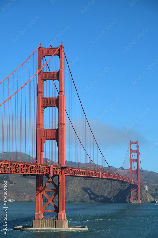 views of the golden gate bridge from fort point, San Francisco views of the golden gate bridge from fort point, San Francisco