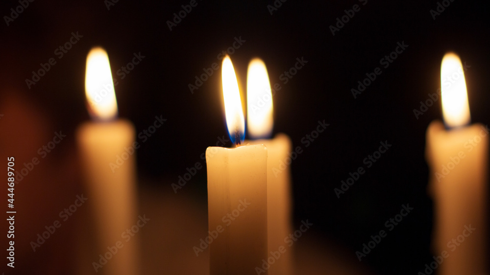 A candle burns with warm fire
A candle burns with warm fire
