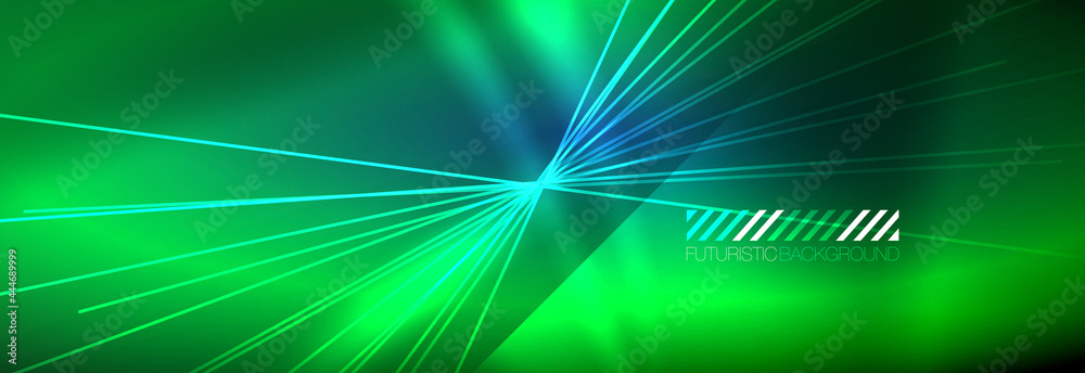 Neon dynamic beams vector abstract wallpaper background. Wallpaper background, design templates for business or technology presentations, internet posters or web brochure covers Neon dynamic beams vector abstract wallpaper background. Wallpaper background, design templates for business or technology presentations, internet posters or web brochure covers