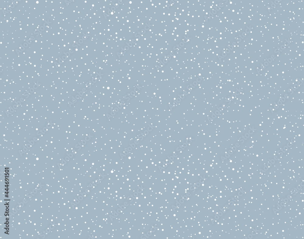 Snow fall. Vector drawing pattern Snow fall. Vector drawing pattern