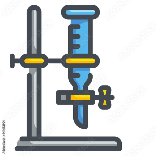 burette line icon