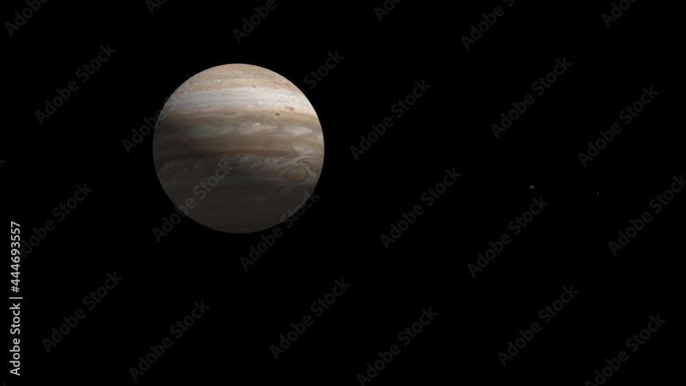Jupiter with text space on the right. Ultra realistic 3D Jupiter and stars. Jupiter from space. 3D render., The Jupiter planet and Ganymede, in space. 3d animation. Jupiter with text space on the right. Ultra realistic 3D Jupiter and stars. Jupiter from space. 3D render., The Jupiter planet and Ganymede, in space. 3d animation.