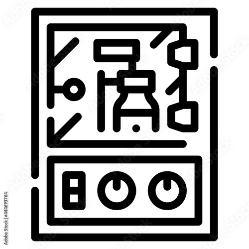 incubator line icon
