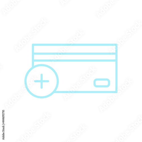 credit card icons symbol vector elements for infographic web