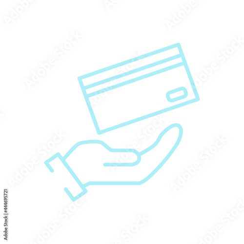 credit card icons symbol vector elements for infographic web
