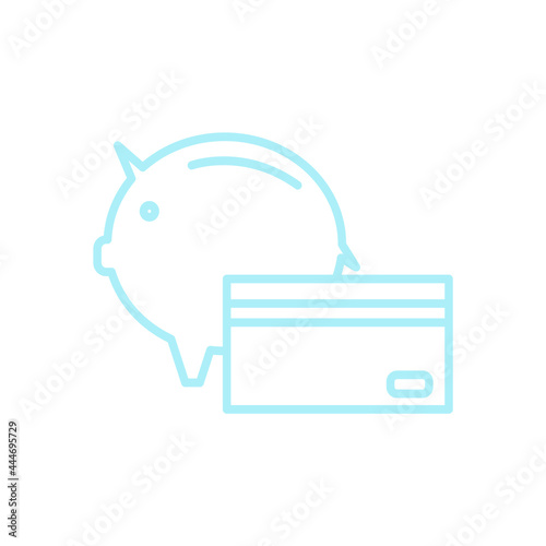 credit card icons symbol vector elements for infographic web