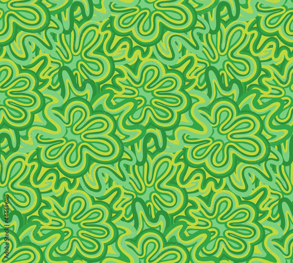 Seamless pattern modern abstract.Line drawing style.Fashion textile fabric.