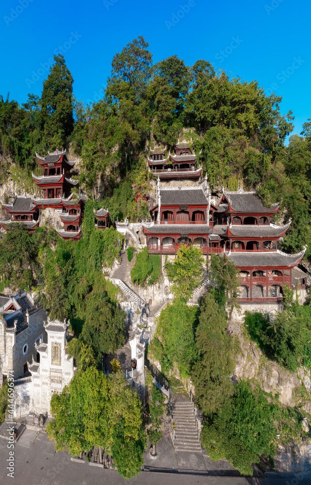 Obraz premium Qinglong cave scenic area, Zhenyuan Town, Guizhou Province, China