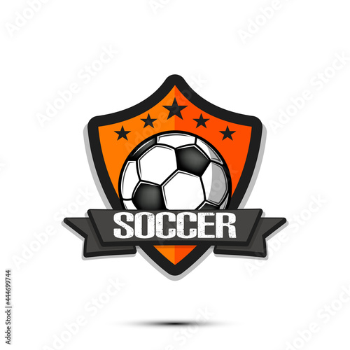 Fototapeta Naklejka Na Ścianę i Meble -  Soccer logo design template