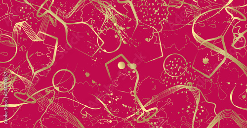 background with decorative elements of wine.