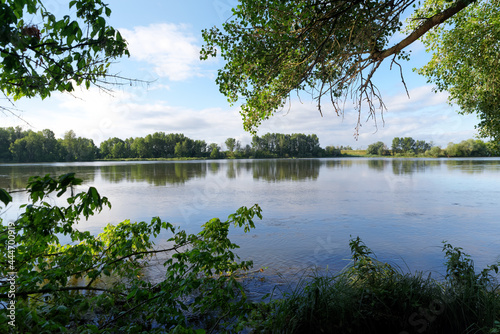 Fototapeta Naklejka Na Ścianę i Meble -  Loire river bank near Chateauneuf-sur-Loire village