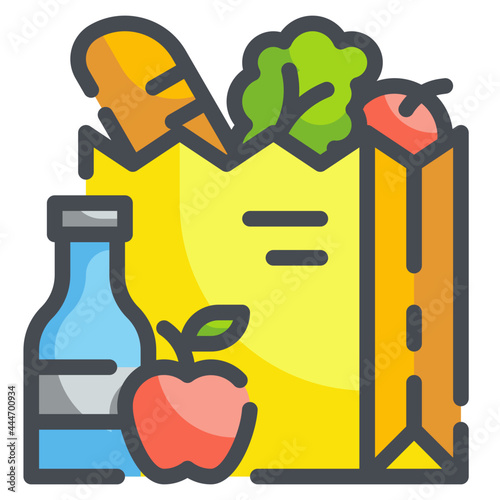 grocery line icon