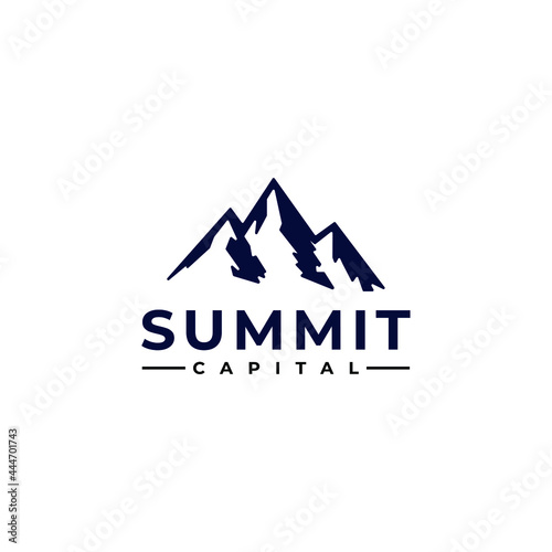 Summit Iceberg Venture Capital Business Logo Design