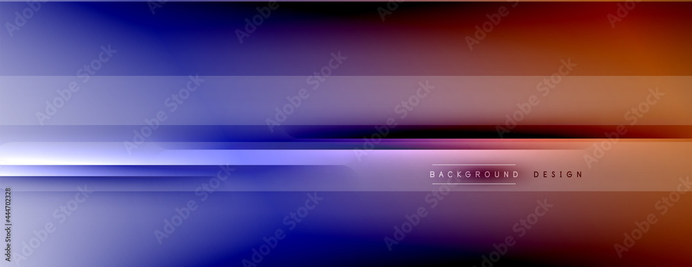 Abstract background - lines composition created with lights and shadows. Technology or business digital template. Trendy simple fluid color gradient abstract background with dynamic