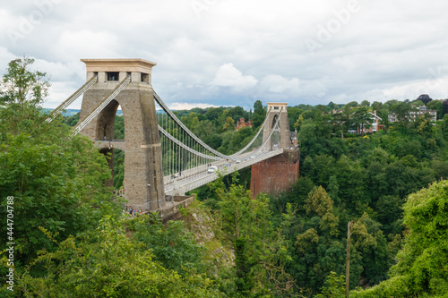 view of the suspension bridge in Bristol